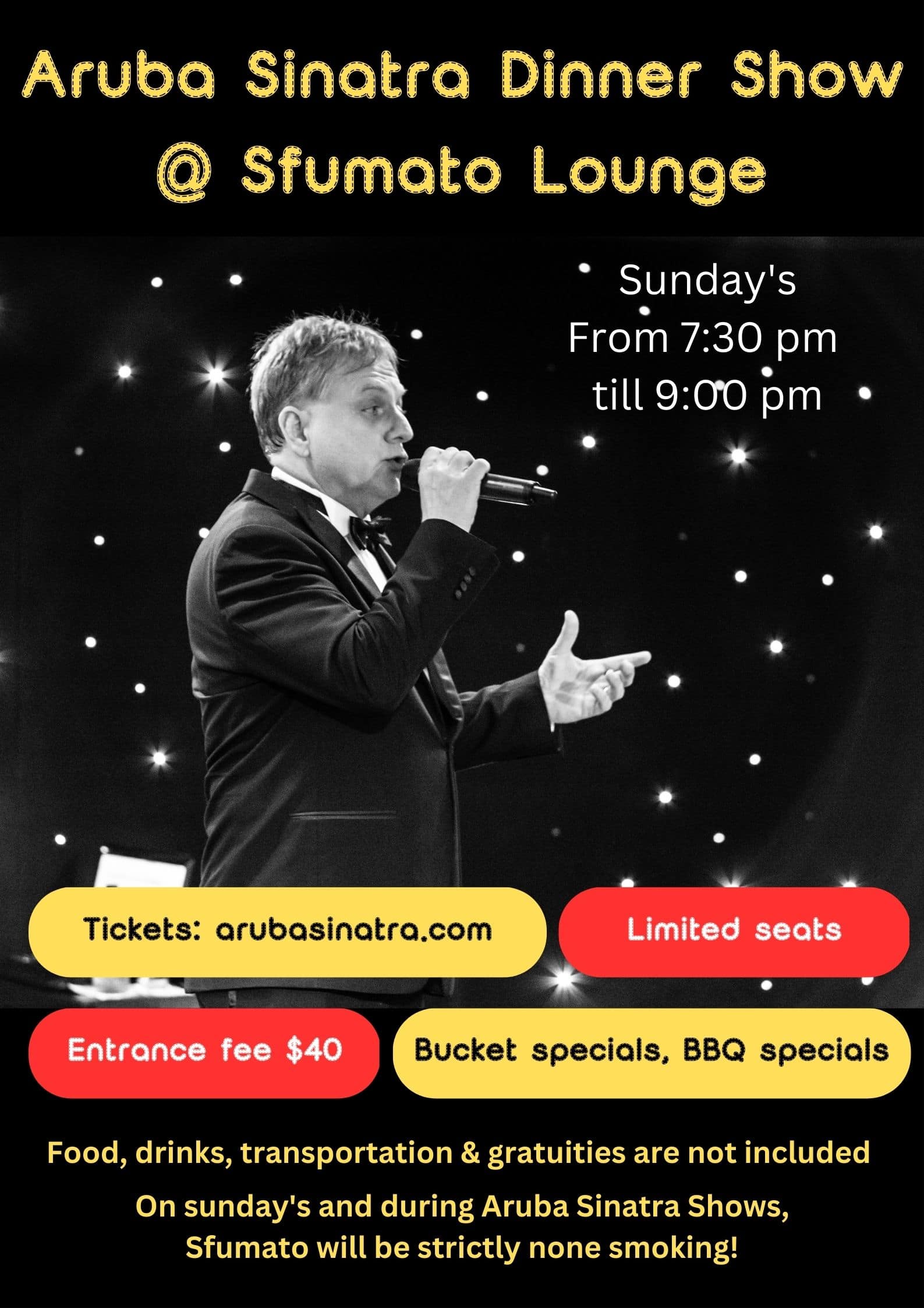 Aruba Sinatra Lounge Show @ Sfumato Lounge